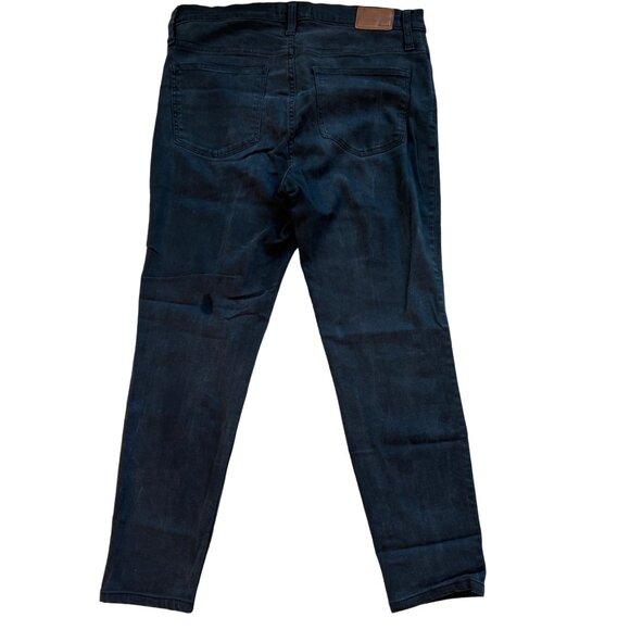 Madewell Black Jeans‎ Size 31 9" High Rise Skinny Leg Pants Stretch - Picture 9 of 10
